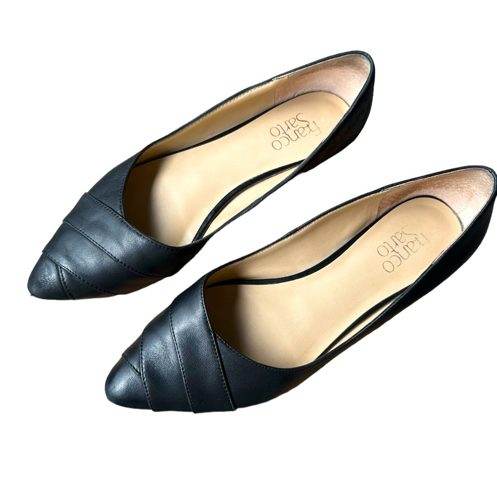 Franco Sarto women’s size 8.5 black flats, worn twice